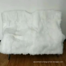 Super Soft Fuzzy Elegant Fox Fur Throw Blanket Real Fur Natural Fox Fur Blanket